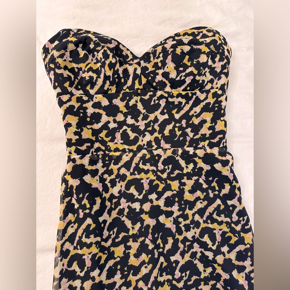 NWT Amanda Uprichard Eden gown leopard print - Picture 6 of 17